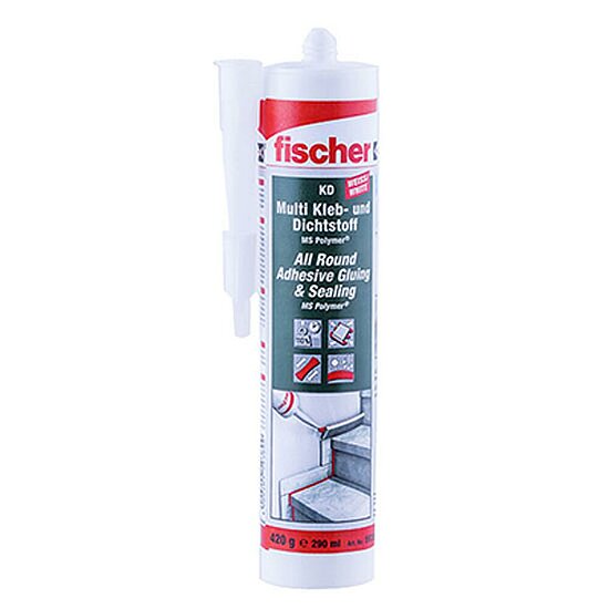 Multi Kleb-/Dichtstoff, fischer, weiß, 290ml