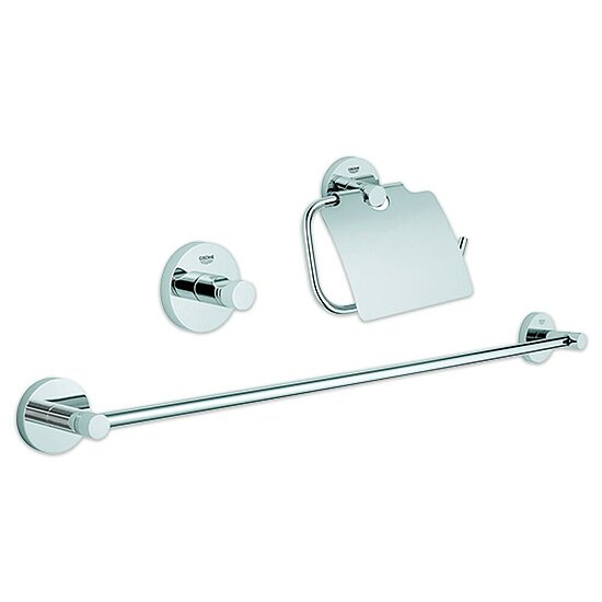 Essentials Badaccessoires Bad-Set 3 in 1, GROHE, chrom