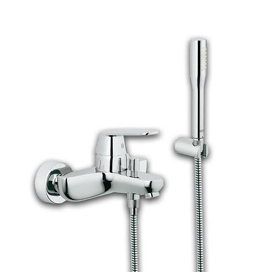 Wannenmischer-Set GROHE Serie Eurosmart Cosmopolitan, verchromt, Einhebelmischer