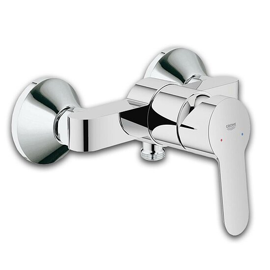 Brausemischer GROHE Serie Bauedge, verchromt, Einhebelmischer