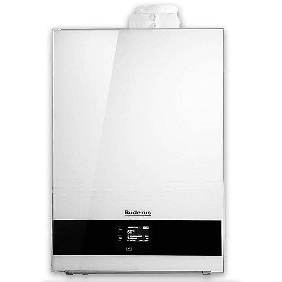 Gas-Brennwerttherme Buderus 15 kW GB192-15i Logamax Plus weiß