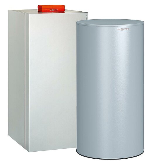 Gaskessel Paket Vitocrossal 300, 26 kW, 160 L Vitocell 100-V CVAA, ohne Mischer, Viessmann