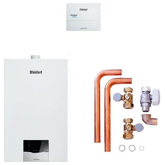 VAILLANT Paket 1.669 ecoTEC plus VC 20 CS/1-5, VRC 710, Anschlusszubehör