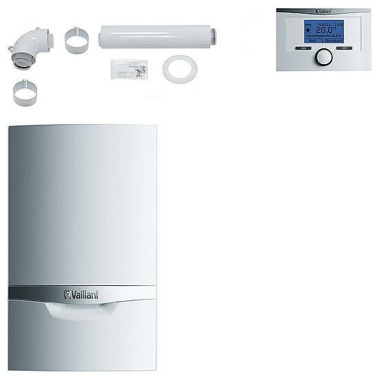 VAILLANT Paket 1.72 Mehrfachbel. 3er VC 206/5-5 E,VRT 350, inkl. Abgasleitung