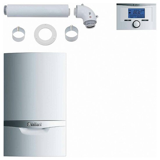 VAILLANT Paket 1.608/4 Mehrfachbel. 5er VCW 206/5-5 E,VRT 350,inkl.Abgasleitung