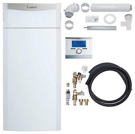 VAILLANT Paket 1.405/5 ecoCOMPACT VSC206 VRC 700/6, Set baus., Luft/Abgas Starr