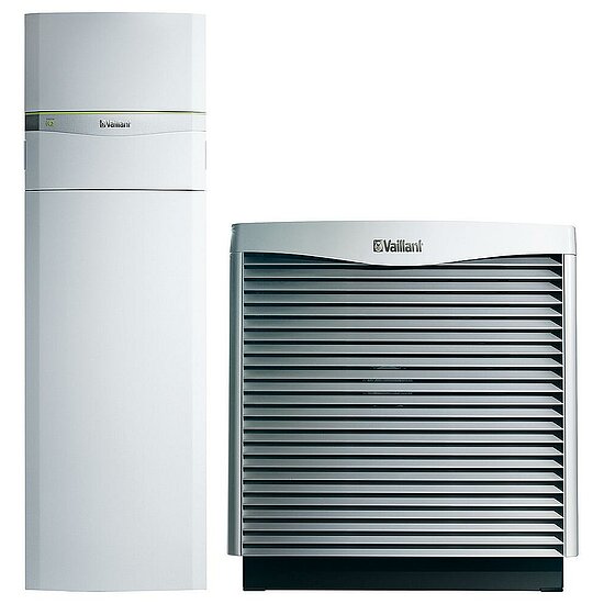 VAILLANT flexoCOMPACT exklusive (mit WW-Speicher) aroCOLLECT VWF 88/4 mit VWL 11/4 SA