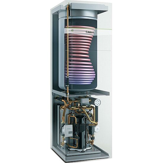 VAILLANT flexoCOMPACT exklusive (mit WW-Speicher) aroCOLLECT VWF 118/4 mit VWL 11/4 SA