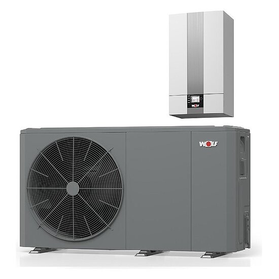 Luft-Wasser-Wärmepumpe FHA-Monoblock 08/10 230 V mit E-Heizelement 6 kW, Wolf