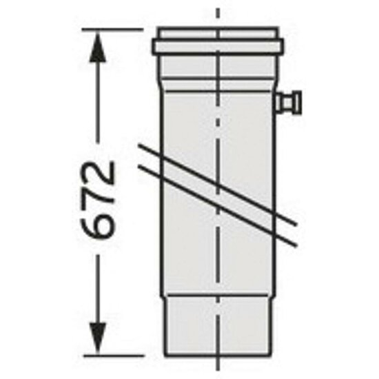 VAILLANT Geräte-Anschluss-Stück DN 150/160 PP für VKK 806/3-1606/3