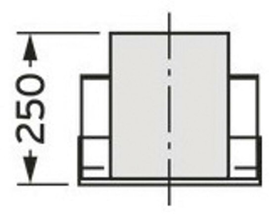 VAILLANT Mündungsabschluss DN 300/200 Edelstahl für Abgassystem Fassade DN 200