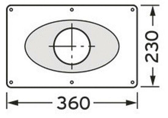 VAILLANT Dampfsperre. Kunststoff für senkr. DD 60/100 und 80/125