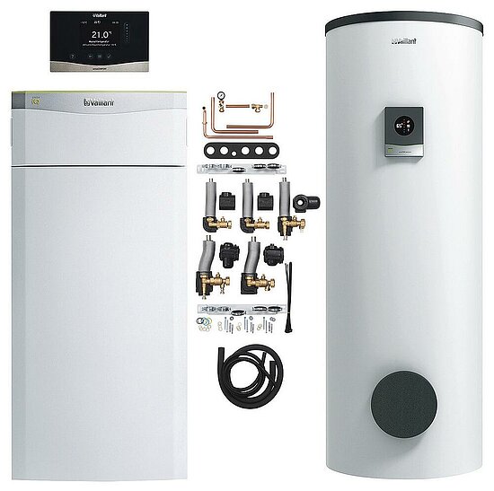 VAILLANT Wärmepumpen-Paket FlexoTHERM exclusive VWF 57/4 4.401 mit Regler