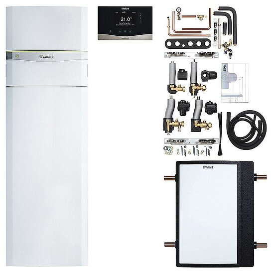 VAILLANT Wärmepumpen-Paket FlexoCOMPACT exclusive VWF 58/4 mit fluoCOLLECT 4.426 mit Regler