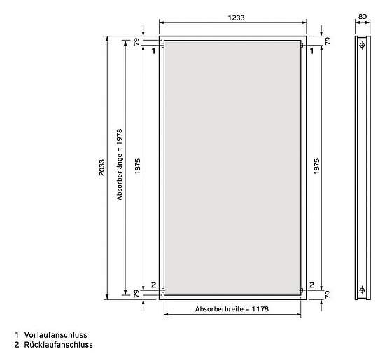 VAILLANT Solar Paket 9.601/6 zur solaren Nachrüstung 2 x VFK 145 V