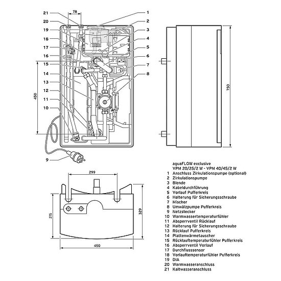 VAILLANT Solar Paket SHU 9.445/5 5 x VFK 145 V. VPS 1000/3