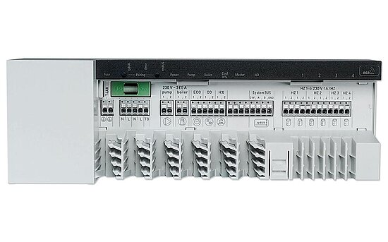 Basisstation Alpha 2 Funk-Empfänger mit Ethernet 4 Zonen für Stellantriebe 230 V, Möhlenhoff