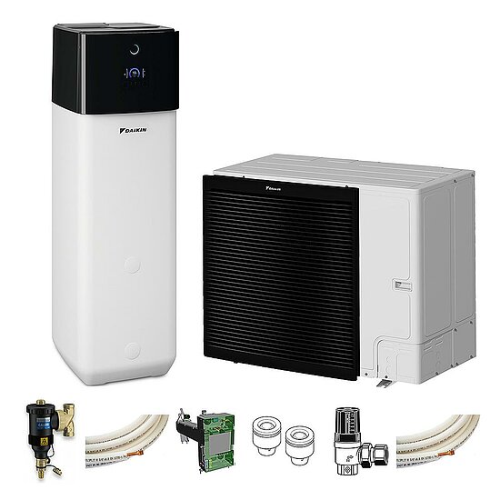 DAIKIN Altherma Paket 3 R ECH2O, Baugröße 11, mit integ. 300 l Wärmespeicher H/C